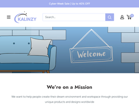 Kalinzy website screenshot