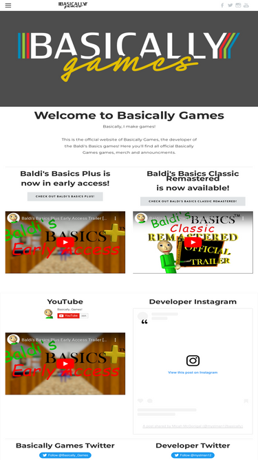 Baldi's Basics Classic Remastered by Basically Games