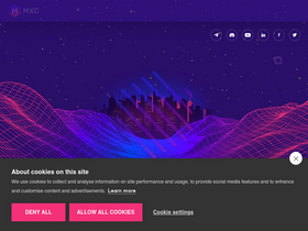 'mxc.org' screenshot