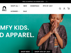 'rags.com' screenshot