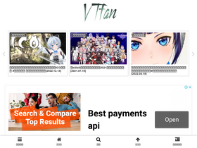 'vtube.tokyo' screenshot