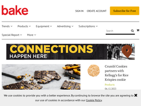 'bakemag.com' screenshot