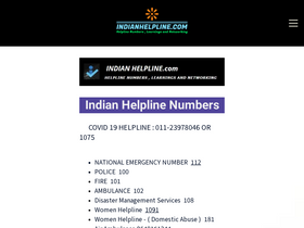 'indianhelpline.com' screenshot