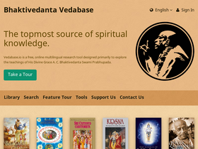 'vedabase.io' screenshot