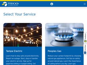 'tecoenergy.com' screenshot