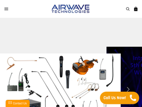 Airwave Technologies homepage screenshot