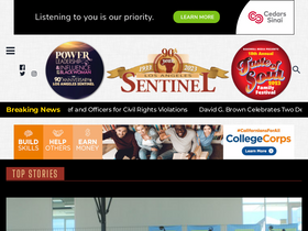 'lasentinel.net' screenshot