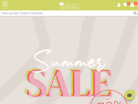 'thelittlegreenbag.nl' screenshot