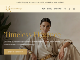 ethniquefashion.com homepage screenshot
