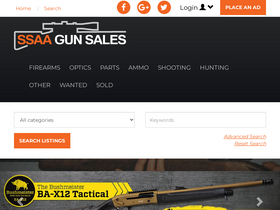 'ssaagunsales.com' screenshot