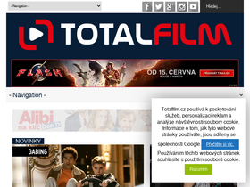 'totalfilm.cz' screenshot