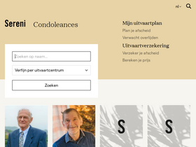 'condoleances.be' screenshot