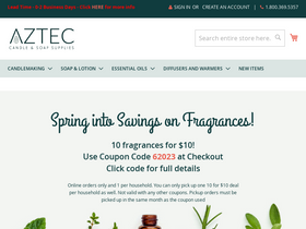 'candlemaking.com' screenshot