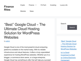 'financerites.com' screenshot