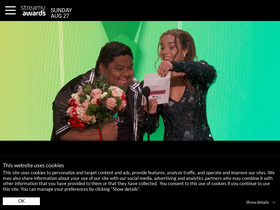 'streamys.org' screenshot