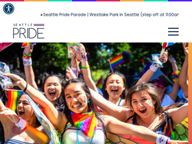 'seattlepride.org' screenshot
