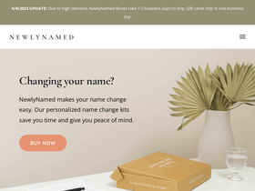 'newlynamed.com' screenshot