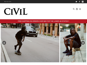 'wearecivil.com' screenshot