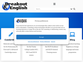 'breakoutenglish.com' screenshot