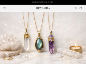 Hexagra homepage screenshot