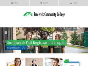 'frederick.edu' screenshot