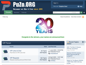 'puzo.org' screenshot