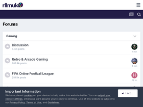 'rllmukforum.com' screenshot