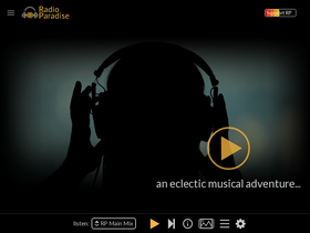 'radioparadise.com' screenshot