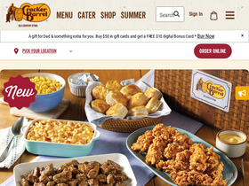 'crackerbarrel.com' screenshot