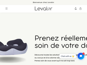 Levalor website screenshot
