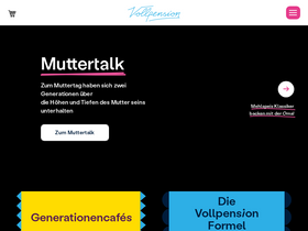 'vollpension.wien' screenshot