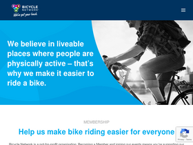 'bicyclenetwork.com.au' screenshot