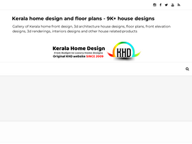 'keralahousedesigns.com' screenshot