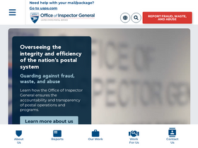 'uspsoig.gov' screenshot