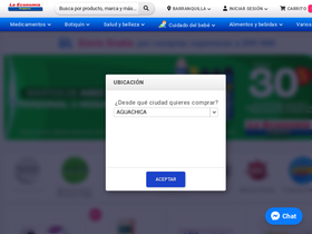 'droguerialaeconomia.com' screenshot