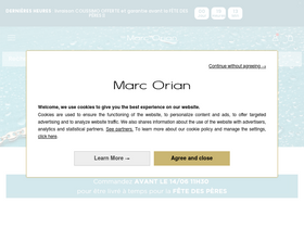 'marc-orian.com' screenshot
