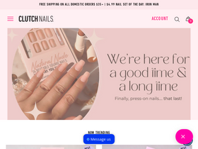 'clutchnails.com' screenshot