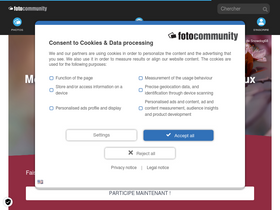 'fotocommunity.fr' screenshot