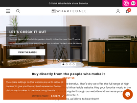 Wharfedale homepage screenshot