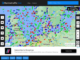 'marinetraffic.live' screenshot