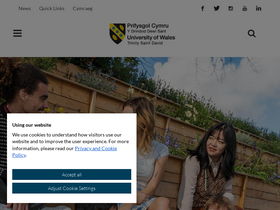 'uwtsd.ac.uk' screenshot