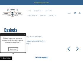 discgolfmarket.com homepage screenshot
