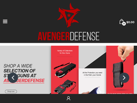 avengerdefense.com homepage screenshot