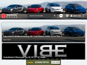 'teslaownersonline.com' screenshot