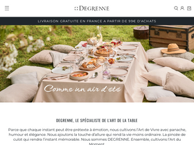 'degrenne.fr' screenshot