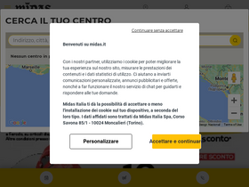 'midas.it' screenshot