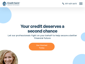 'creditsaint.com' screenshot