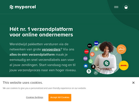 'myparcel.nl' screenshot