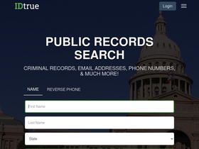 'idtrue.com' screenshot