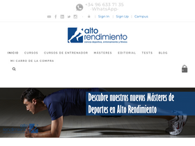 'altorendimiento.com' screenshot